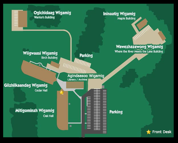 Campus Map Leech Lake Tribal College Campus Map